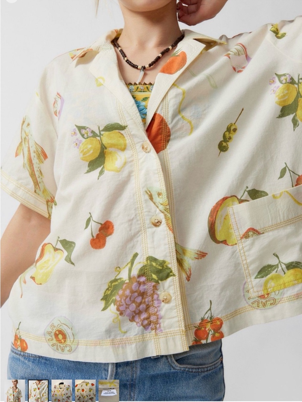 Kimchi Blue Lana Souvenir Button Shirt - Picture 2 of 4